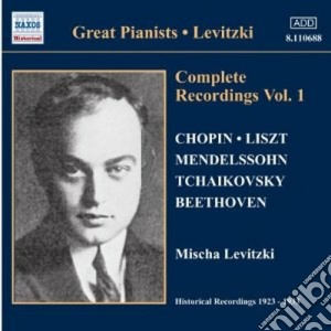 Micha Levitzki - Mischa Levitzki Complete Recordings, Volume 1: 1923-1933 cd musicale