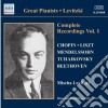 Micha Levitzki - Mischa Levitzki Complete Recordings, Volume 1: 1923-1933 cd