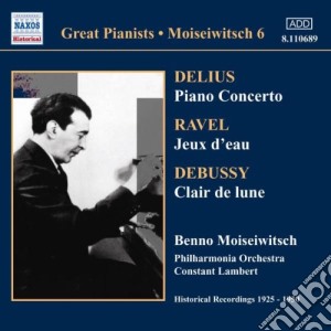 Benno moiseiwitsch - great pianists cd musicale