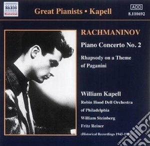Sergej Rachmaninov - Concerto X Pf N.2 Op.18, Rapsodia Su Untema Di Paganini Op.43, Preludio Op.3 N. cd musicale di Sergei Rachmaninov