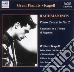 Sergej Rachmaninov - Concerto X Pf N.2 Op.18, Rapsodia Su Untema Di Paganini Op.43, Preludio Op.3 N. cd