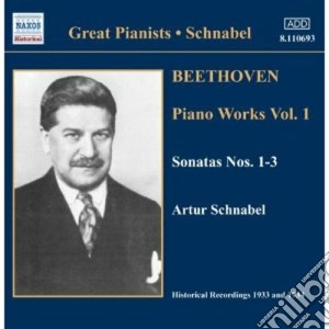 Ludwig Van Beethoven - Opere Per Pianoforte (integrale) , Vol.1: Sonate Nn.1-3 cd musicale di Beethoven ludwig van