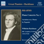 Johannes Brahms - Concerto Per Pianoforte N.1 Op.15, Variazioni Paganini Op.35, Rapsodie Op.79 cd