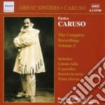 Enrico Caruso: The Complete Recordings Volume 3 cd