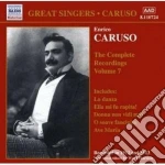 Enrico Caruso: The Complete Recordings Volume 7 cd