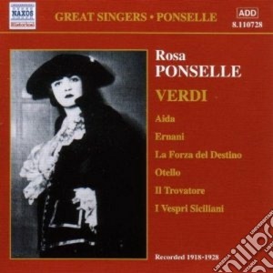 Rosa Ponselle: Sings Verdi cd musicale di Giuseppe Verdi