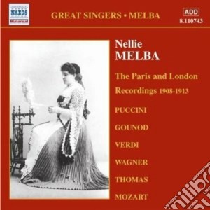 Nellie Melba: Vol.3 Le Registrazioni Di Parigi E Di Londra (1908-1913) cd musicale