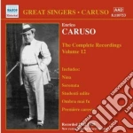 Enrico Caruso: The Complete Recordings Volume 12 cd