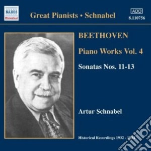 Ludwig Van Beethoven - Opere Per Pianoforte (integrale) , Vol.4: Sonate Nn.11, 12, 13 cd musicale di Beethoven ludwig van