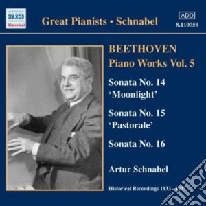 Ludwig Van Beethoven - Opere Per Pianoforte (integrale) , Vol.5 cd musicale di Beethoven ludwig van