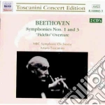 Ludwig Van Beethoven - Symphonies Nos.1 And 3, Fidelio Overture (2 Cd) cd