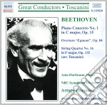 Ludwig Van Beethoven - Piano Concerto No.1 Op.15, String Quartet No.16, Overture Egmont cd