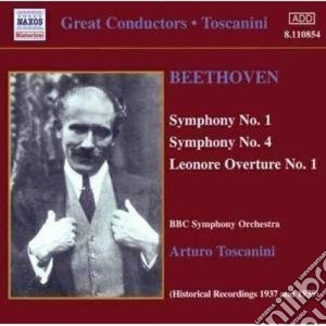 Ludwig Van Beethoven - Symphony No.1 Op.21, N.4 Op.60, Leonora N.1 (ouverture) cd musicale di Beethoven ludwig van