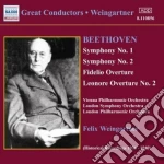 Ludwig Van Beethoven - Symphony No.1 Op.21, N.2 Op.36, Ouvertures cd
