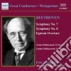 Ludwig Van Beethoven - Symphony No.7 Op.92, N.8 Op.93, Egmont Overture cd musicale di Beethoven ludwig van