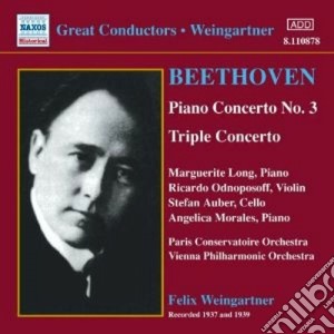 Ludwig Van Beethoven - Piano Concerto No.3, Triple Concerto cd musicale di Beethoven ludwig van