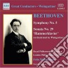 Ludwig Van Beethoven - Symphony No.5 Op.67, Sonata N.29 "hammerklavier" (orch. Weingartner) cd