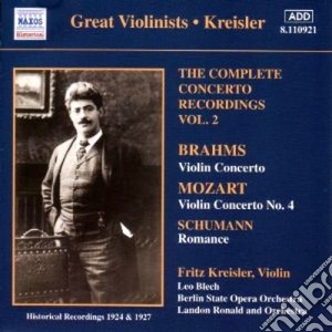 Fritz Kreisler - The Complete Concerto Recordings Vol.2 cd musicale