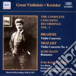 Fritz Kreisler - The Complete Concerto Recordings Vol.2 cd