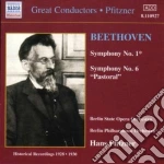 Ludwig Van Beethoven - Symphony No.1 Op.21, N.6 Op.68 'pastorale' cd