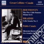 Pablo Casals: Plays Beethoven, Brahms - Cello sonatas (2 Cd) cd