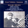 Edward Elgar - Concerto X Vl cd