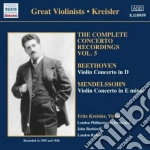 Beethoven/Mendelssohn - Kreisler Fritz Vol.5 cd