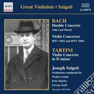 Joseph Szigeti: Plays Bach, Tartini - Violin Concertos cd musicale di Johann Sebastian Bach