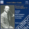 Pablo Casals: Encores And Transcriptions Vol.4 cd