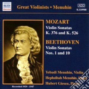 Yehudi Menuhin: Plays Mozart, Beethoven cd musicale di Wolfgang Amadeus Mozart