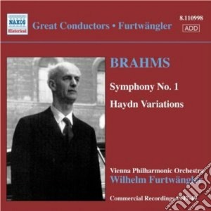 Johannes Brahms - Symphony No.1, Haydn Variations cd musicale di Johannes Brahms