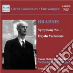 Johannes Brahms - Symphony No.1, Haydn Variations cd