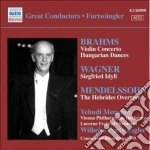 Wilhelm Furtwangler: Great Conductors - Brahms, Wagner, Mendelssohn cd