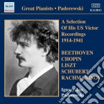 Ignacy Jan Paderewski - A Selection Of His US Victor Recordings 1914-1941