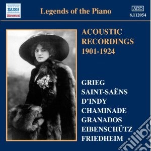 Legends Of The Piano / Various (1901-24 Recordings) cd musicale di Miscellanee