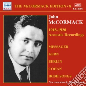 John Mccormack - Edition Vol.8: The Acoustic Recordings (1918-1920) cd musicale di John Mccormack