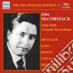 John Mccormack - Edition Vol.8: The Acoustic Recordings (1918-1920) cd