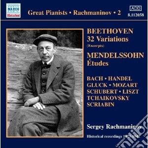 Sergej Rachmaninov - Solo Piano Recordings, Vol.2: Victor Recordings (1925-1942) cd musicale di Sergei Rachmaninov