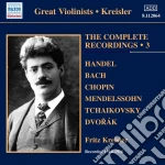 Fritz Kreisler - Integrale Delle Registrazioni, Vol.3: 1914-1916 cd