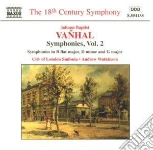 Johann Baptist Vanhal - Symphonies Vol. 2 cd musicale di VANHAL