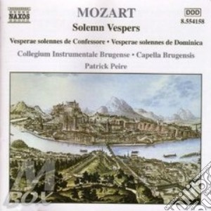 Wolfgang Amadeus Mozart - Solemn Vespers cd musicale di Wolfgang Amadeus Mozart