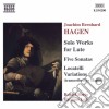 Joachim Bernhard Hagen - Solo Works For Lute cd