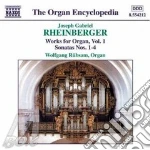 Joseph Gabriel Rheinberger - Sonate X Organo (integrale) Vol.1: Sonate N.1 > N.4 cd