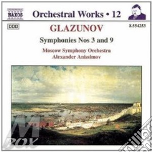 Alexander Glazunov - Sinfonia N3 Op.33, N.9 cd musicale di Glazunov alexander k