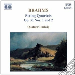 Johannes Brahms - Quartetto X Archi N.1 E N.2 Op.51 cd musicale di Johannes Brahms