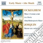 Johannes Ockeghem - Missa 'l'homme Arme'', Alma Redemptorismater, Ave Maria cd