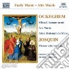Johannes Ockeghem - Missa "l'homme Arme'", Alma Redemptorismater, Ave Maria cd