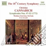Cannabich Christian - Sinfonie N.47-52 cd