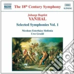 Johann Baptist Vanhal - Selected Symphonies Vol. 1 cd
