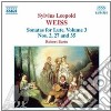 Sylvius Leopold Weiss - Sonate Per Liuto (integrale) Vol.3: Sonata N.2, N.27, N.35 cd